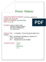 Proiect Didactic Inspectie - Grad 2
