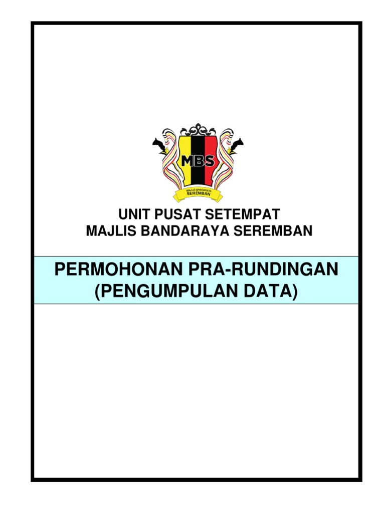 1a Pra Rundingan Pelan Kebenaran Merancang Majlis Bandaraya Seremban 0 Pdf