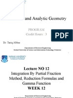 Calculus and Analytic Geometry Integration Methods