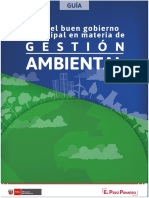 Guia Del Buen Gobierno Municipal en Materia de Gestion Ambiental 2019
