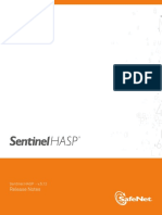 Release Notes: Sentinel HASP - v.5.12