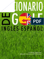 Diccionario de Golf Inglés Español