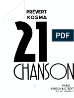 Prevert Kosma 21 Chansons