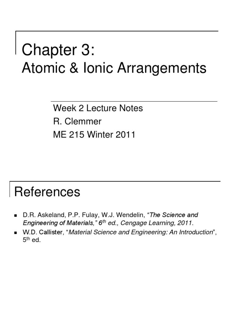 ch3 Part 2 | PDF | Crystal Structure | X Ray Crystallography