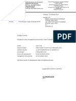 Contoh Surat Permohonan Cetak Sertifikat NPSN