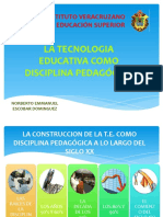 LA TECNOLOGIA EDUCATIVA COMO DISCIPLINA PEDAGÓGICA