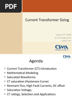 Current Transformer Sizing: (August 19, 2010) By: Siva Singupuram James Trinh