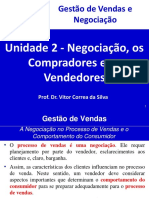 Unidade 2 - Negociação, os Compradores e os Vendedores