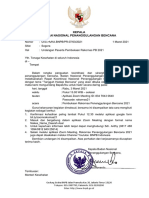 Surat Kepala BNPB 4 Nakes On Rakornas 2021