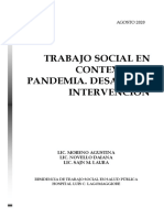 Trabajo Social en Contexto de Pandemia. Desafíos e Intervención