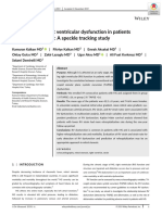 Assessment of Right Ventricular Dysfunction in Patients With Mitral Stenosis: A Speckle Tracking Study