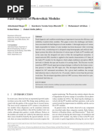 Fault Diagnosis of Photovoltaic Modules