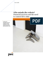 Who Minds The Robots?: Financial Services and The Need To Control RPA Risks