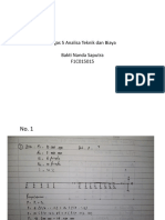 Tugas 5 Analisa Teknik Dan Biaya