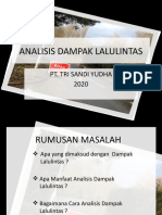 ANALISIS DAMPAK LALULINTAS