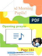 Grade 1 The Lord's Prayer