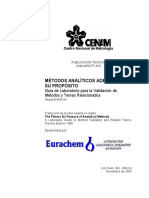 Eurachem Guia Validacion CNM MRD 030 2da Ed