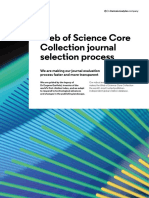 Web of Science Core Collection Journal Selection Process