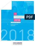Catalogue Formations 2018 CVO-EUROPE