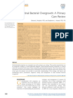 Small Intestinal Bacterial Overgrowth: A Primary Care Review