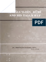 Jalaluddin Rumi and Hi Tasawwuf Text