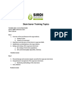 Stem Borer Training Topics 1