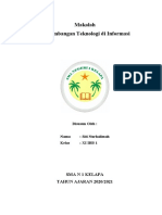 MAKALAH - TEKNOLOGI - Perkembangan - Teknologi Smansa