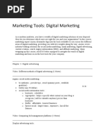 Marketing Tools: Digital Marketing