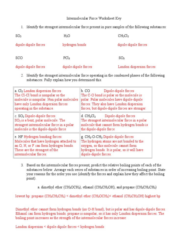 115-intermolecular-force-worksheet-key-pdf-chemical-polarity-intermolecular-force