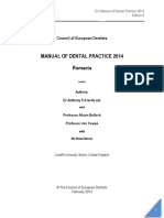 Manual of Dental Practice 2014 Romania: Council of European Dentists