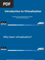 Introduction To Virtualization: From NDG in Partnership With Vmware It Academy