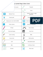 Map Symbol Bingo Caller Cards