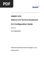 AN6001-G16 Optical Line Terminal Equipment CLI Configuration Guide (Version A)