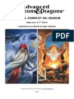 AD&D - Manuel Joueur 1.1 (Rév.6)