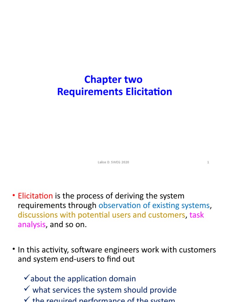 Requirements Elicitation Techniques | PDF | Use Case | System