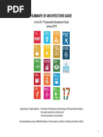 Summary of Architecture Guide: To The UN 17 Sustainable Development Goals January 2019