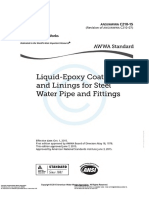 Liquid-Epoxy Coatings and Linings For Steel Water Pipe and Fittings