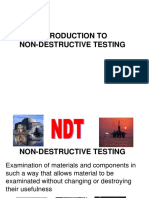 Introduction To Non-Destructive Testing
