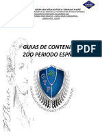 Guía ESPAÑOL 2DO PPERIODO 3RO A 8VO