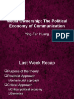 Media Ownership: The Political Economy of Communication: Ying-Fen Huang