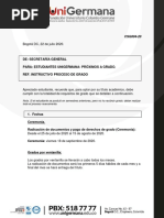 Grados UMNG 2025: Inscripciones y Requisitos | PDF | Diploma