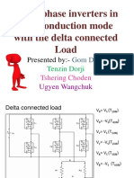 Three Phase Inverters in 180 Conduction Mode With The Delta Connected Load