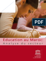 98008767 Education Au Maroc Analyse de Secteur