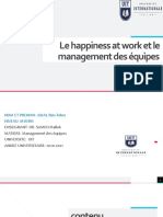 Le Happiness at Work Et Le Management Des Équipes