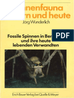Arañas Fosiles y Vivientes Wunderlich 1986