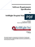 EM SRS ReviewSoftRightHospitalManagementSystemSRS