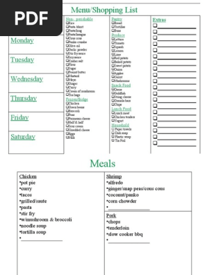 Meal Planner