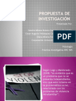 Presentación Propuesta de Investigación