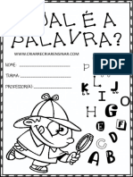 Qual É A Palavra - Alfabto