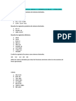 REPASO EXAMEN MATEMÁTICAS UNIDAD 8 Y 9 NÚMEROS DECIMALES Y OPERACIONES